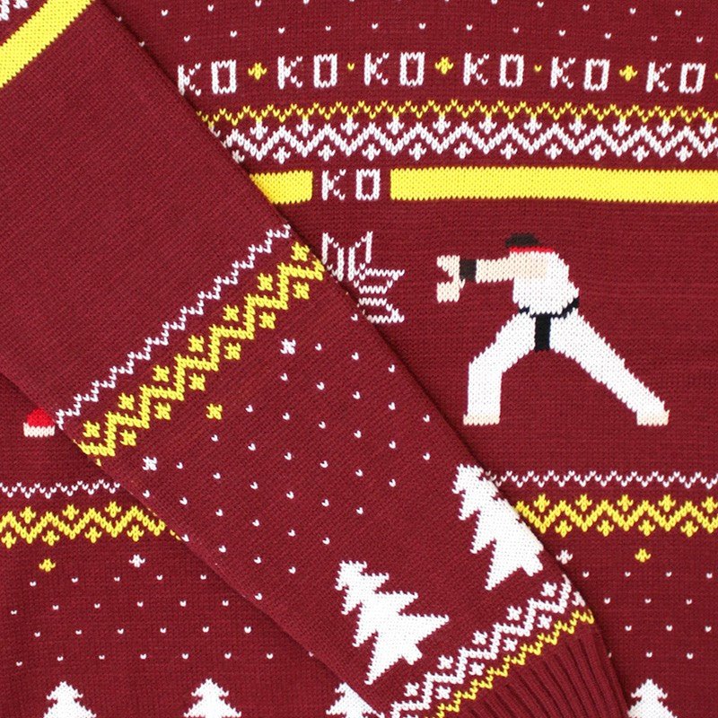 Street Fighter Ryu Vs. Ken Christmas Jumper / Sweater - Image 3