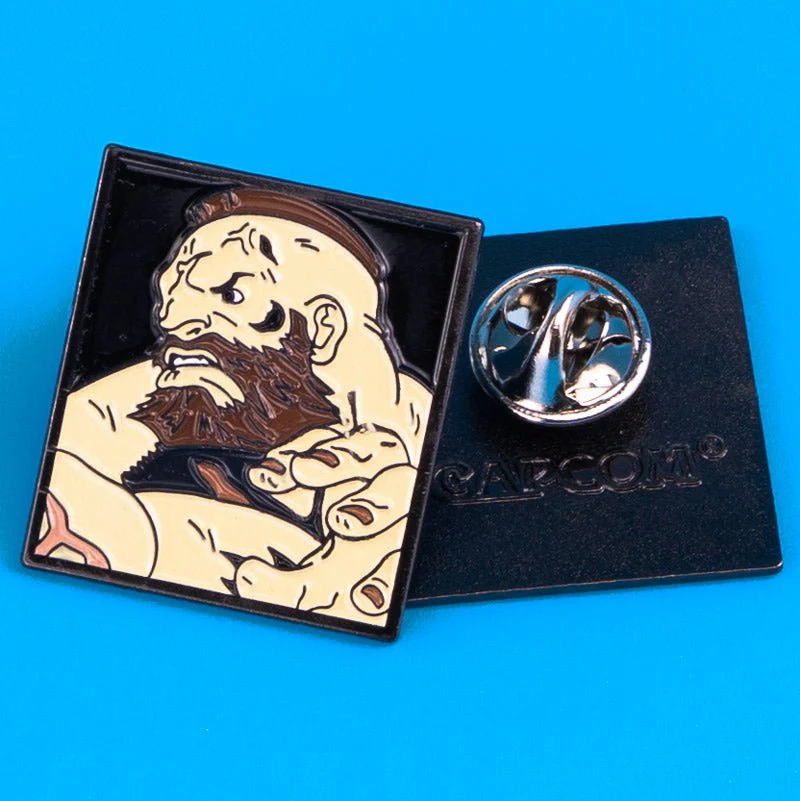 Street Fighter Single Character Enamel Pin - Zangief - Image 2