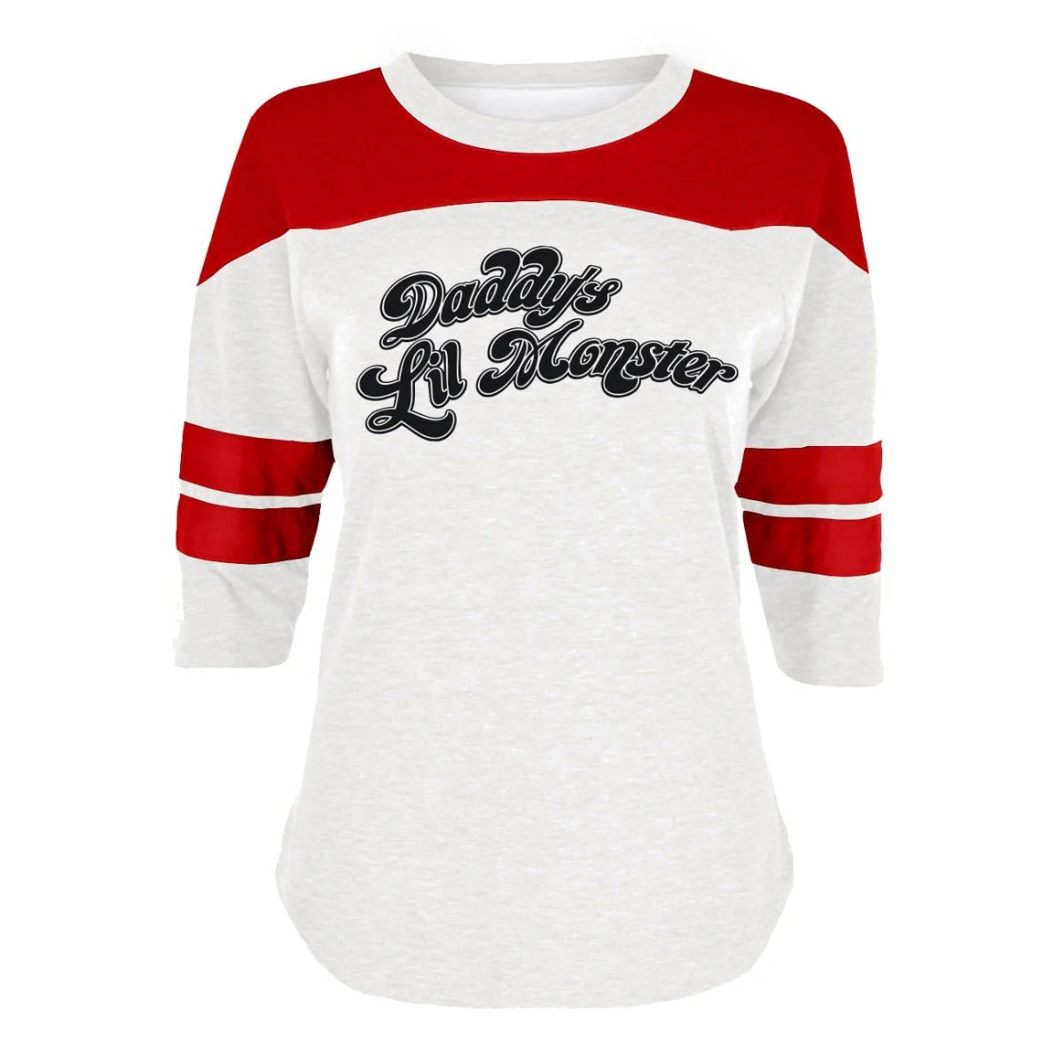 Suicide Squad Harley Quinn Daddy's Lil' Monster Premium Baseball Shirt - Image 4