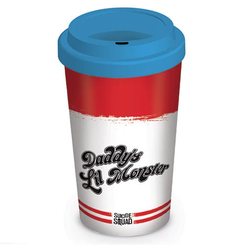 Suicide Squad Harley Quinn Daddy's Lil Monster Travel Mug - Image 2