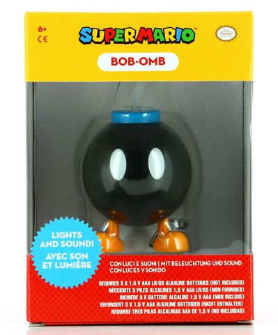 Super Mario Bomb-Omb Windup Toy with Lights and SFX - Image 2