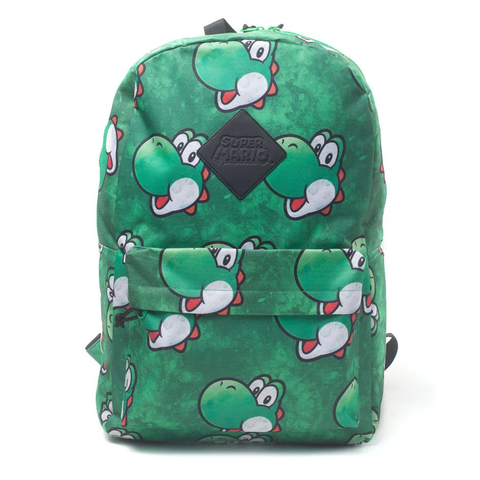 Super Mario Bros. Yoshi Face Print Backpack - Image 2