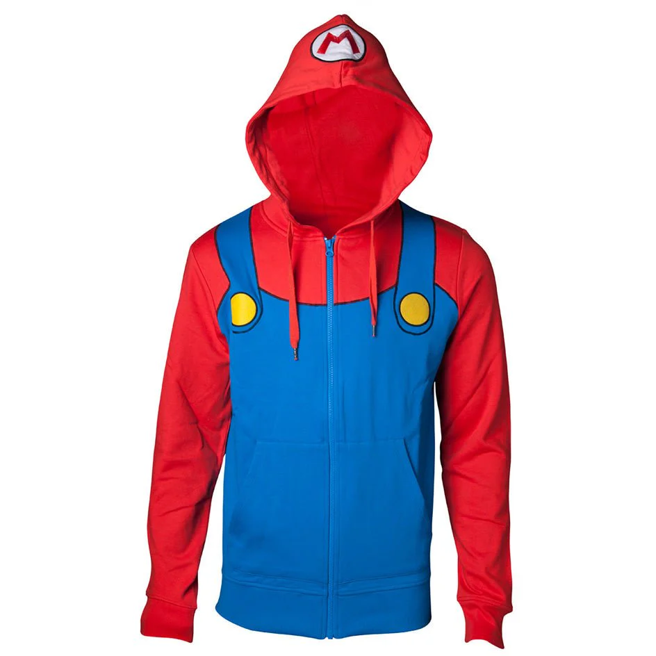 Super Mario Classic Mario Cosplay Hoodie - Image 5