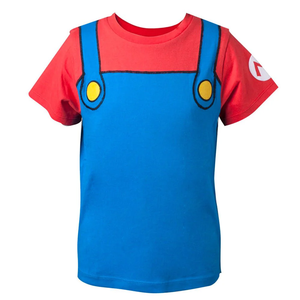 Super Mario Classic Mario Kid's Costume T-shirt - Image 8