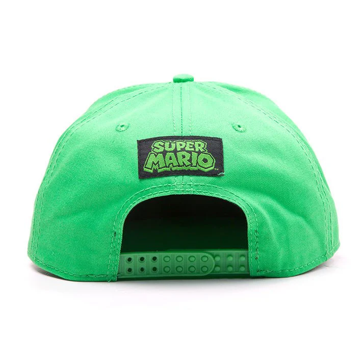 Super Mario - Luigi Green Snapback Cap - Image 3