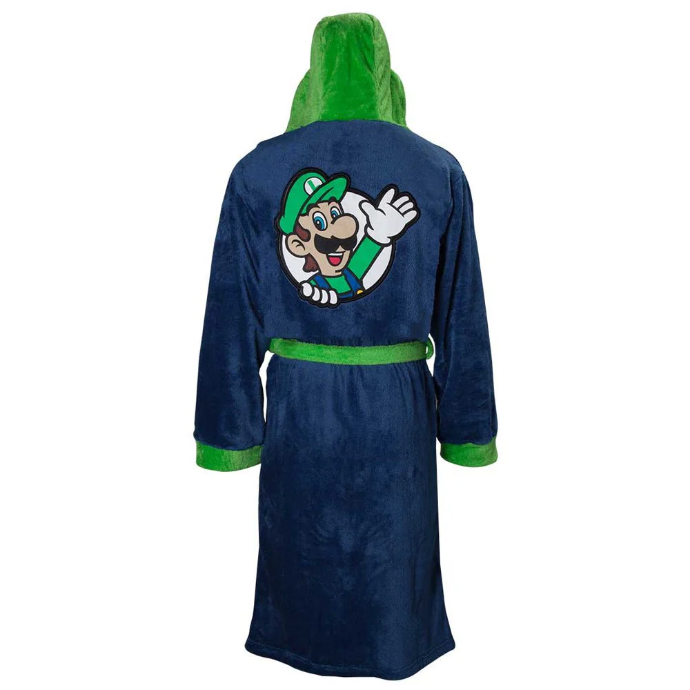 Super Mario - Luigi Hooded Character Bathrobe - Image 2