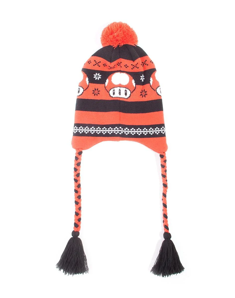 Super Mario Mushroom Sherpa Beanie - Image 2