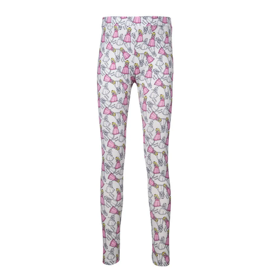 Super Mario Princess Peach Kids Leggings - Image 5