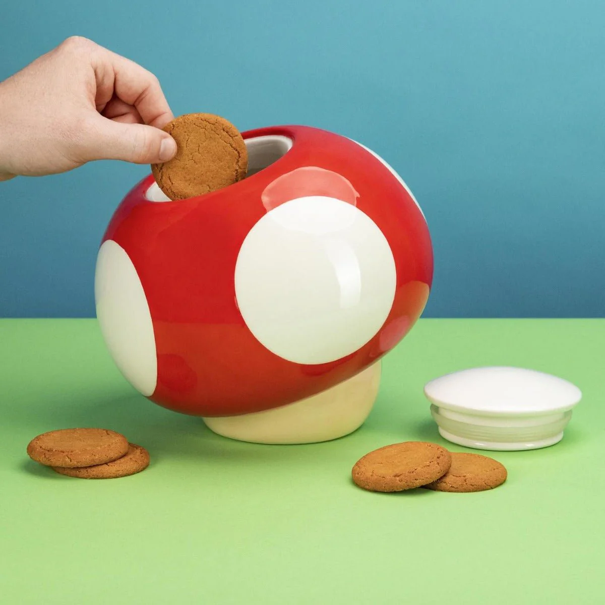 Super Mario Super Mushroom Cookie Jar - Image 2