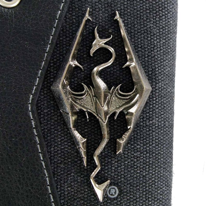 The Elder Scrolls Skyrim Chain Wallet with Metal Dragon Badge - Image 2