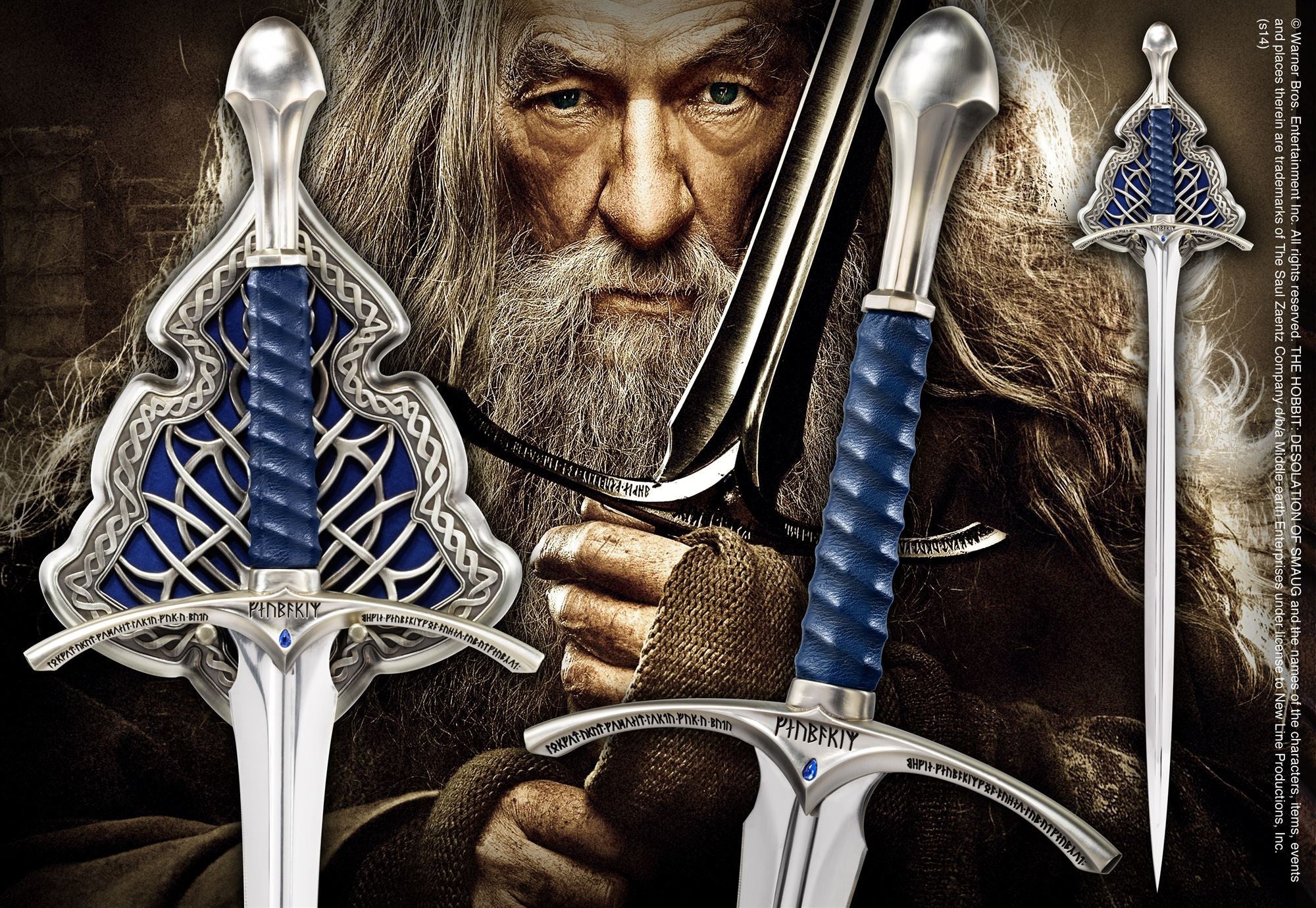 The Hobbit Glamdring 47 Inch Prop Replica Sword - Image 2