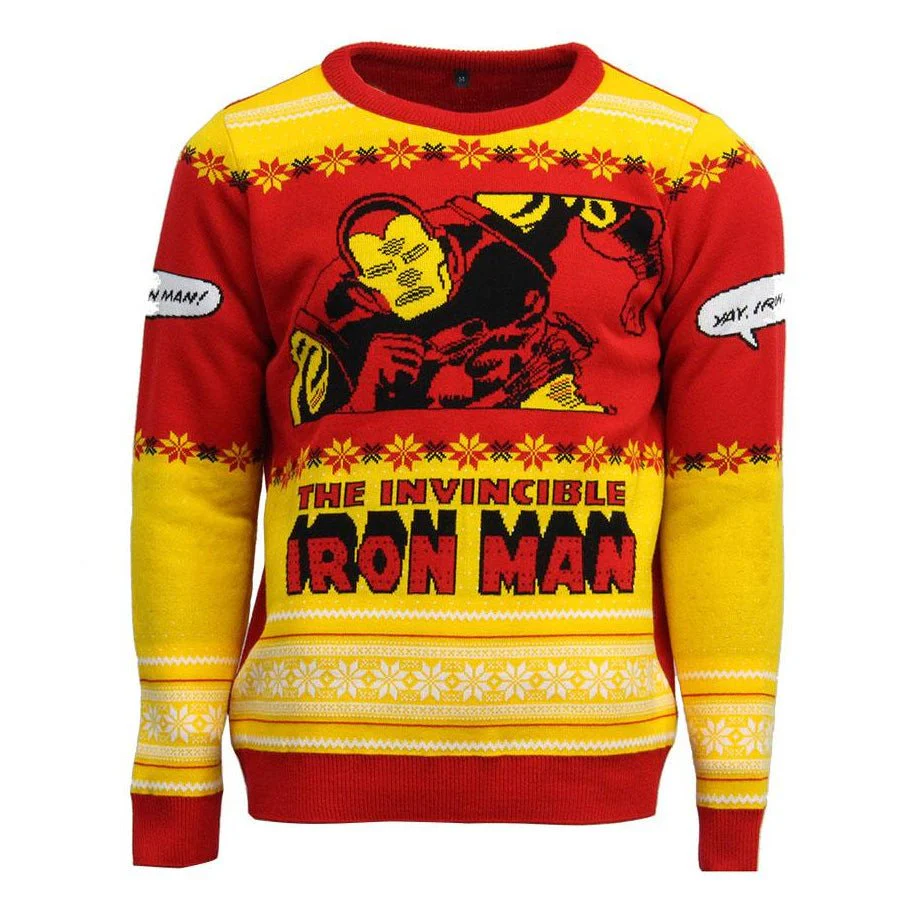 The Invincible Iron Man Christmas Jumper - Image 6