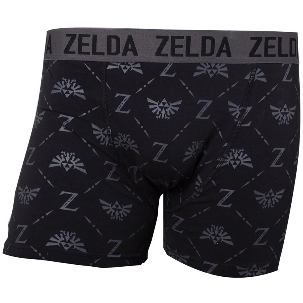 The Legend of Zelda Hyrule Crest Black Men's Underwear - Image 5