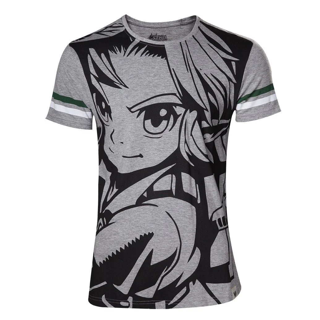 The Legend of Zelda Link Outline Character T-Shirt - Image 5