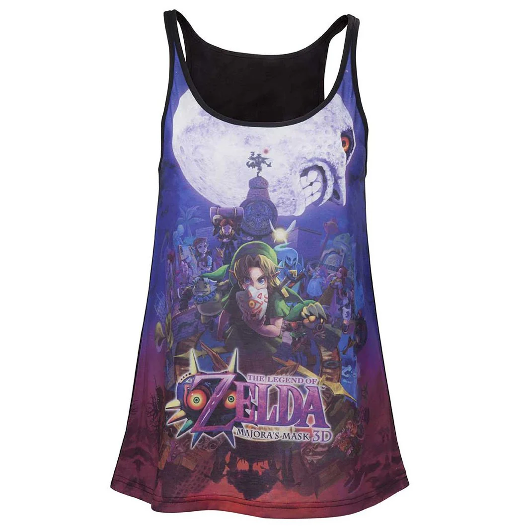 The Legend of Zelda Majoras Mask Ladies Vest Top - Image 2