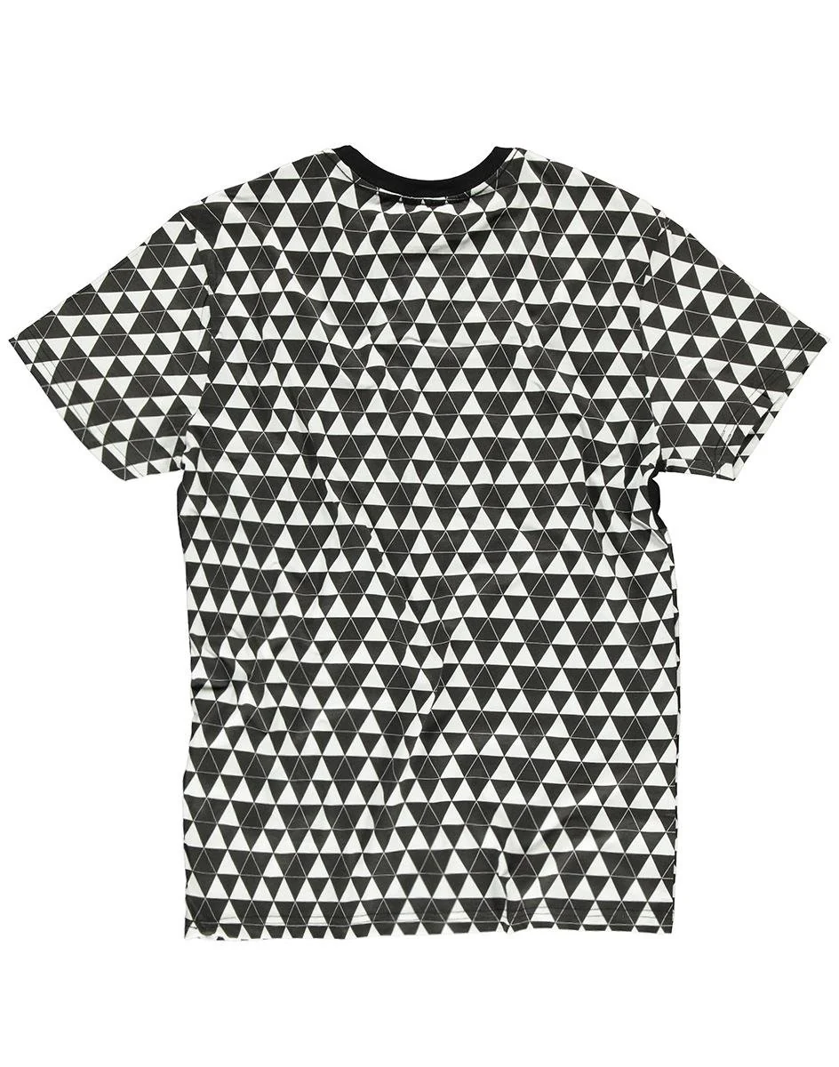 The Legend of Zelda Triforce Checker Men's T-shirt - Image 2
