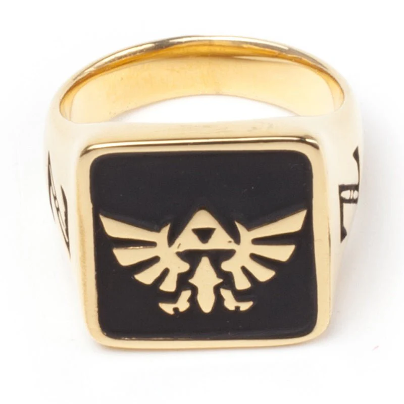 The Legend of Zelda Wingcrest Golden Signet Ring - Image 5
