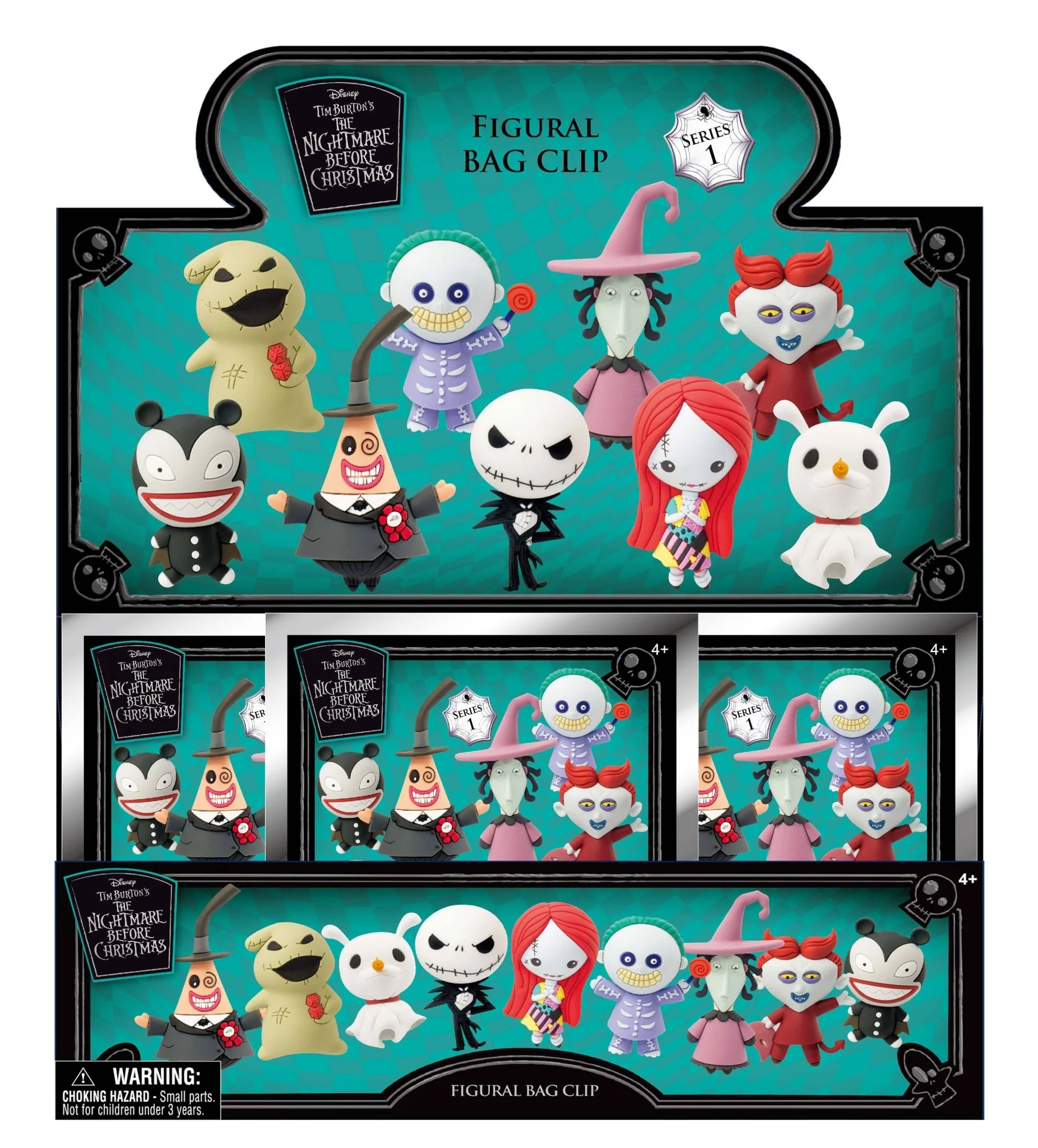 The Nightmare Before Chistmas Series 1 Blind Bag Mystery Bag Clip - Image 2