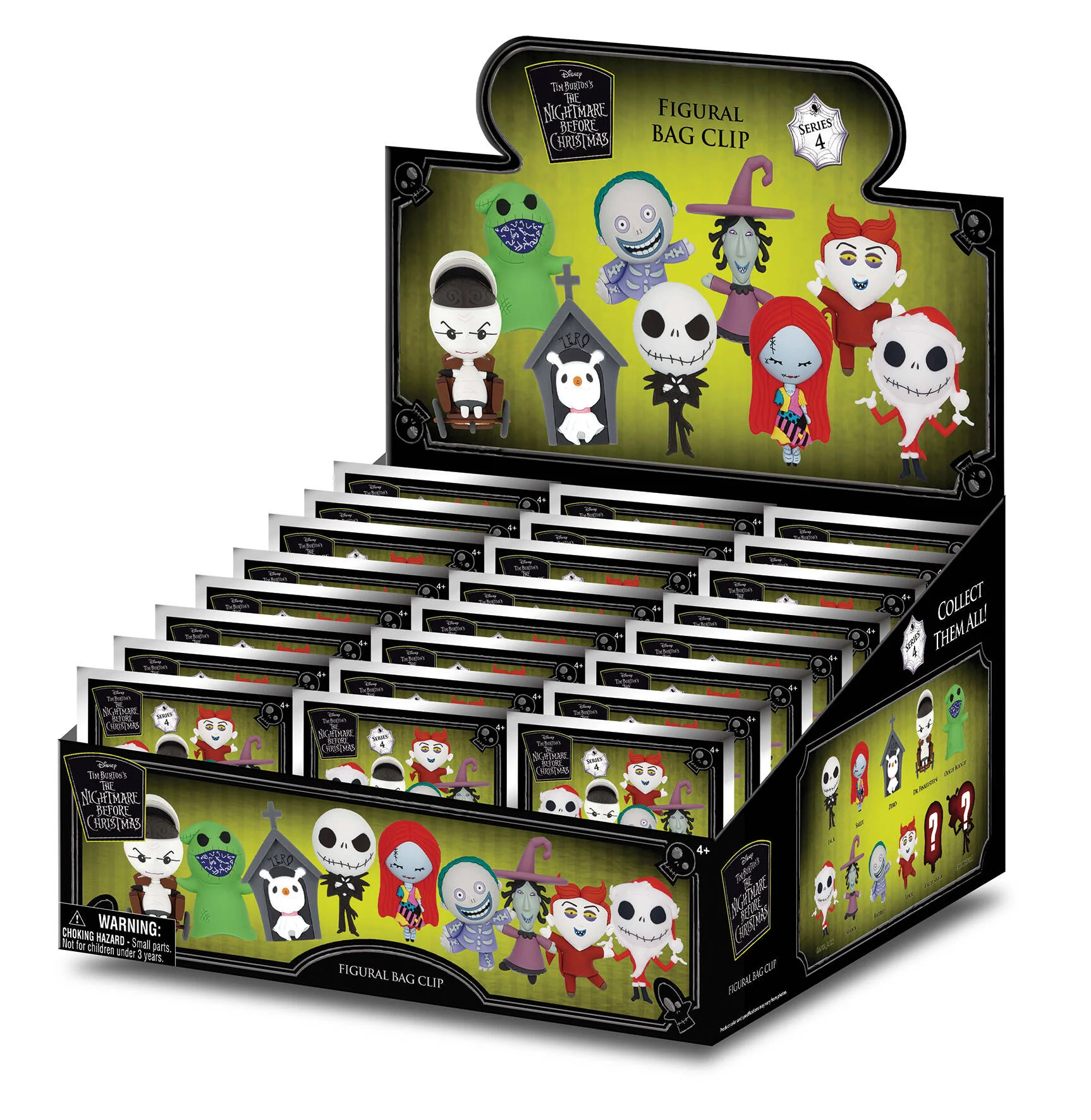 The Nightmare Before Christmas Series 4 Blind Bag Mystery Bag Clip - Image 2
