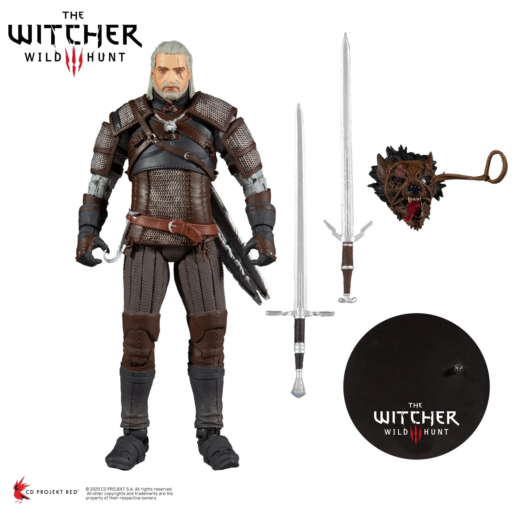The Witcher Geralt of Rivia 7" Action Figure - Image 3