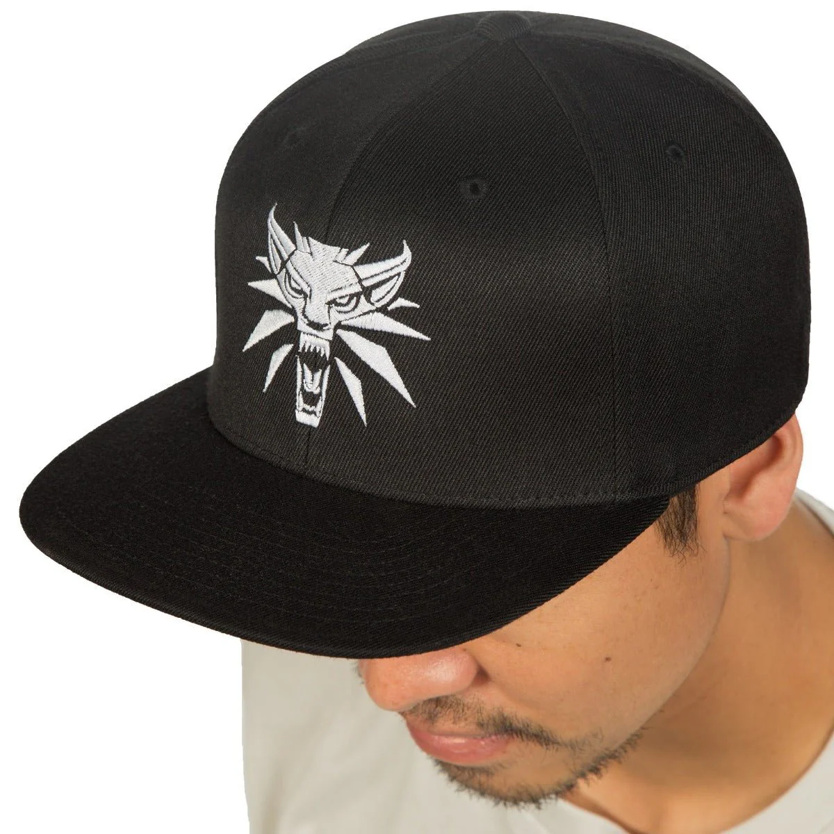 The Witcher Wolf Medallion Snapback Hat - Image 4
