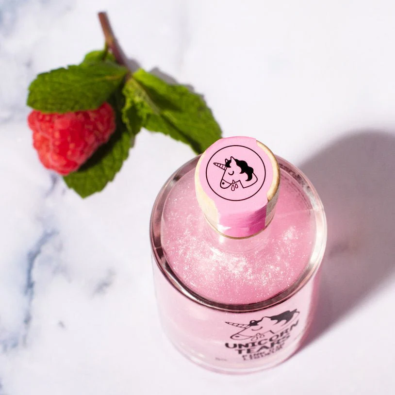 Unicorn Tears Pink Gin Liqueur Miniature - Image 2