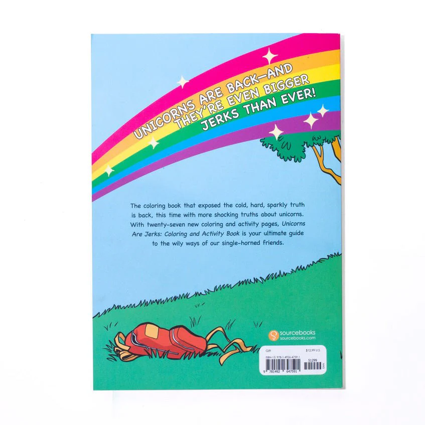 Unicorns Are Jerks Activity And Colouring Book - Image 3