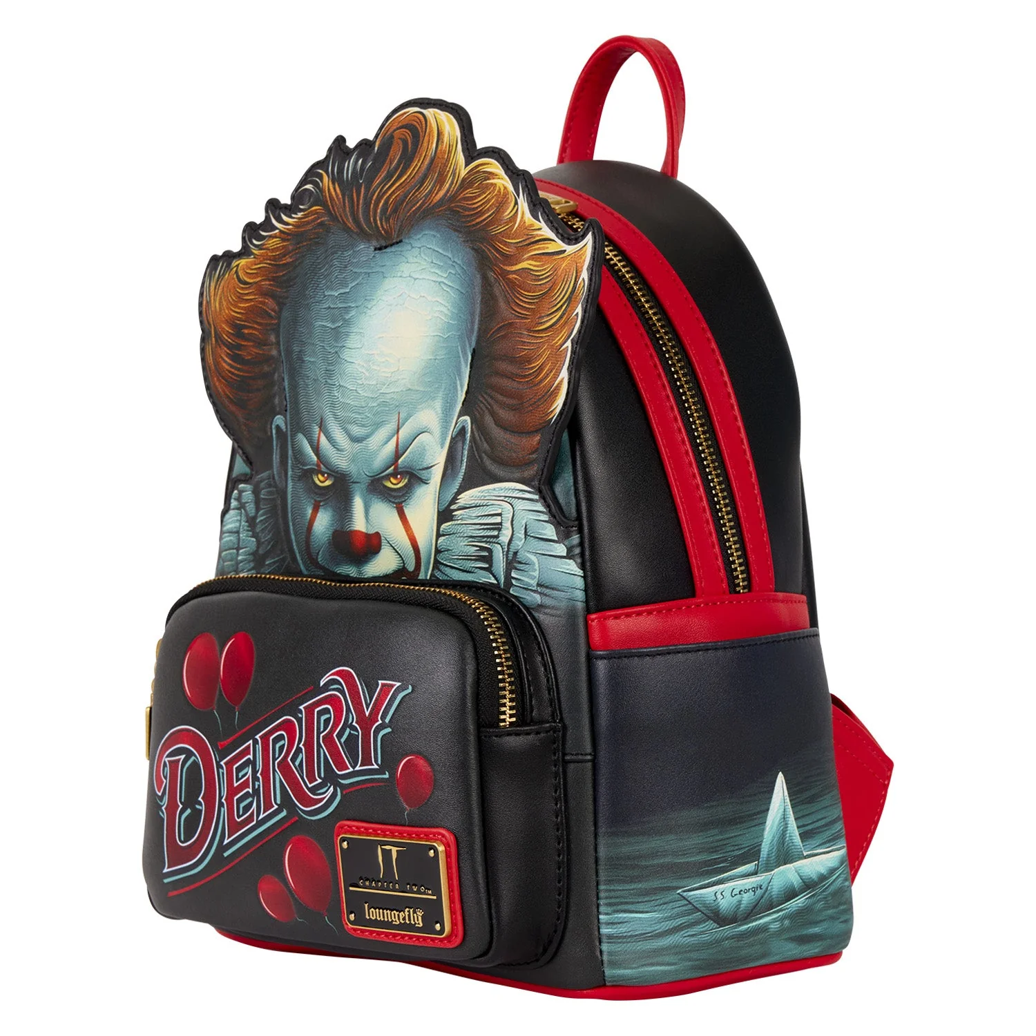 Loungefly x IT Pennywise Derry Sign Light Up Mini Backpack - Image 4