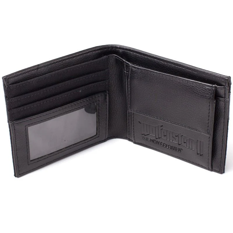 Wolfenstein Bi-Fold Wallet with Metal Badge Logo - Image 2