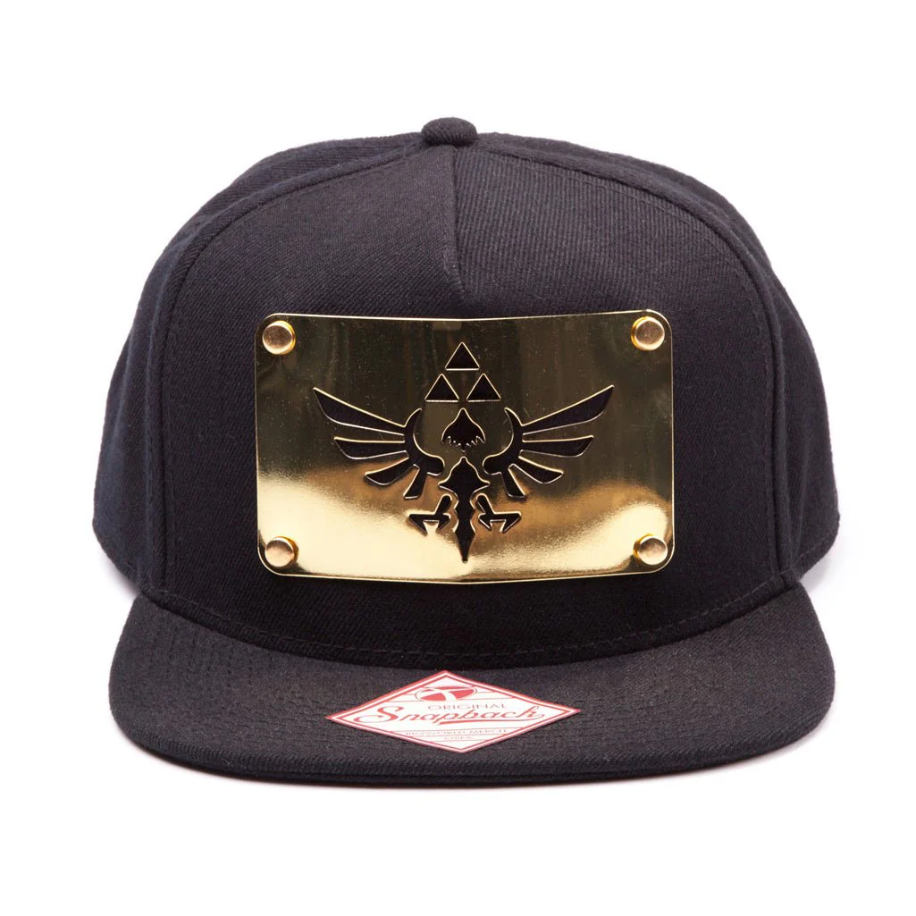 Zelda Black and Gold Snapback Cap - Image 2